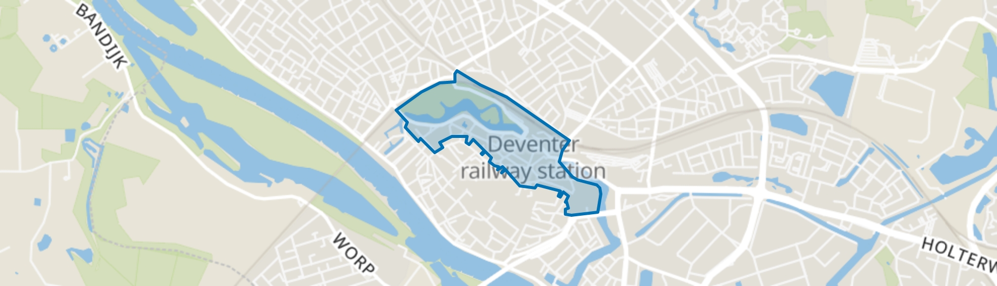 Singel, Deventer map