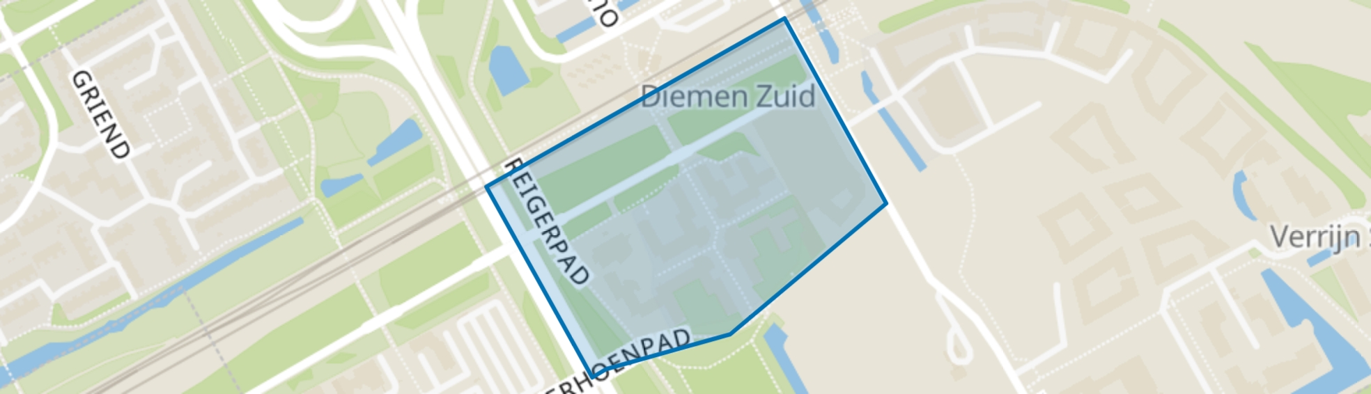 Campus Diemen Zuid, Diemen map