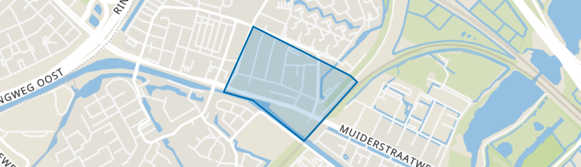 Centrum Oost, Diemen map