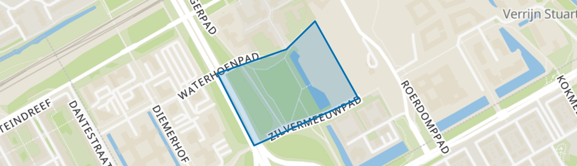 Holland Park West, Diemen map