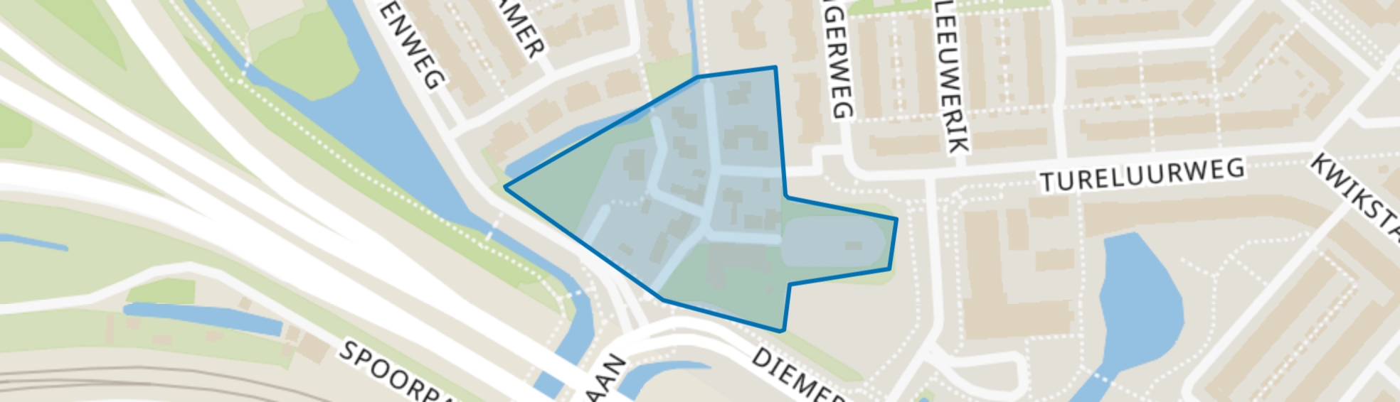 Oud Diemen, Diemen map