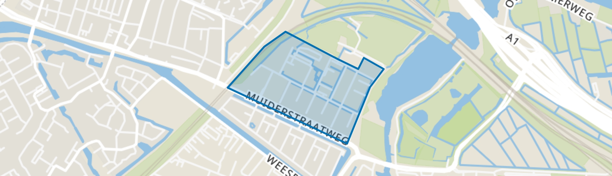 Plantage de Sniep Noord, Diemen map