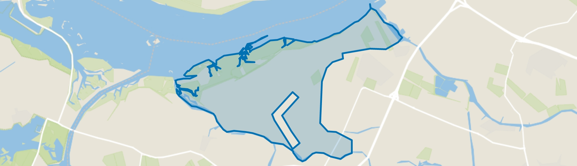 Verspreide huizen in het Westen, Dinteloord map