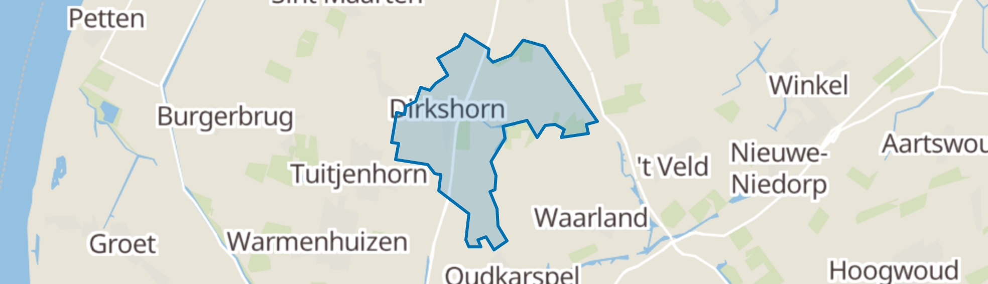 Dirkshorn map