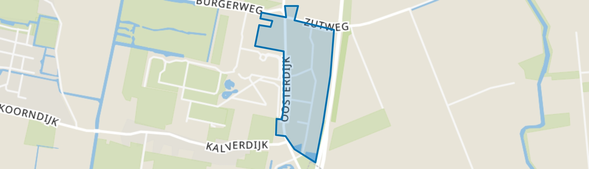 De Banne en omgeving, Dirkshorn map