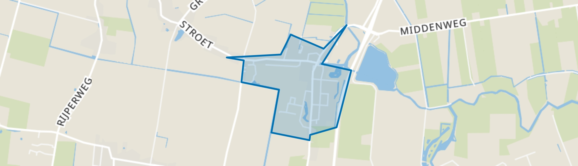 Dirkshorn (woonkern), Dirkshorn map