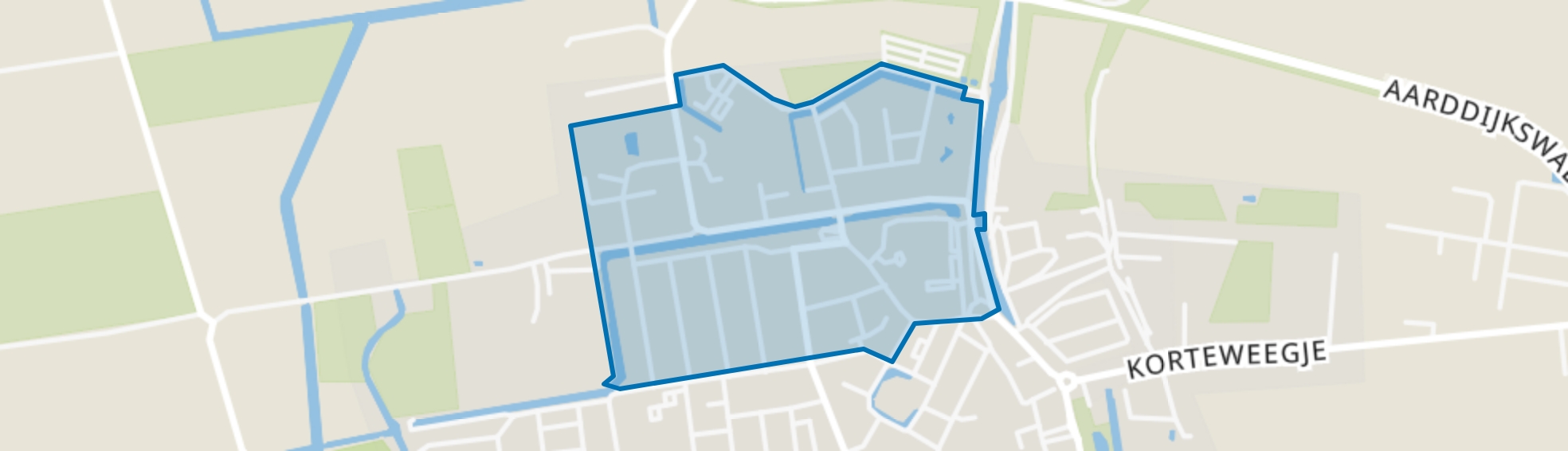 Dirksland noord, Dirksland map