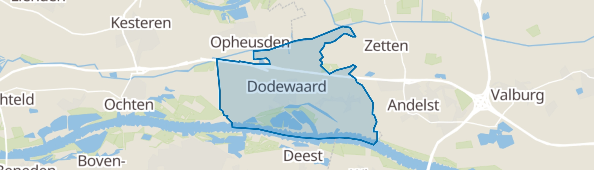 Dodewaard map