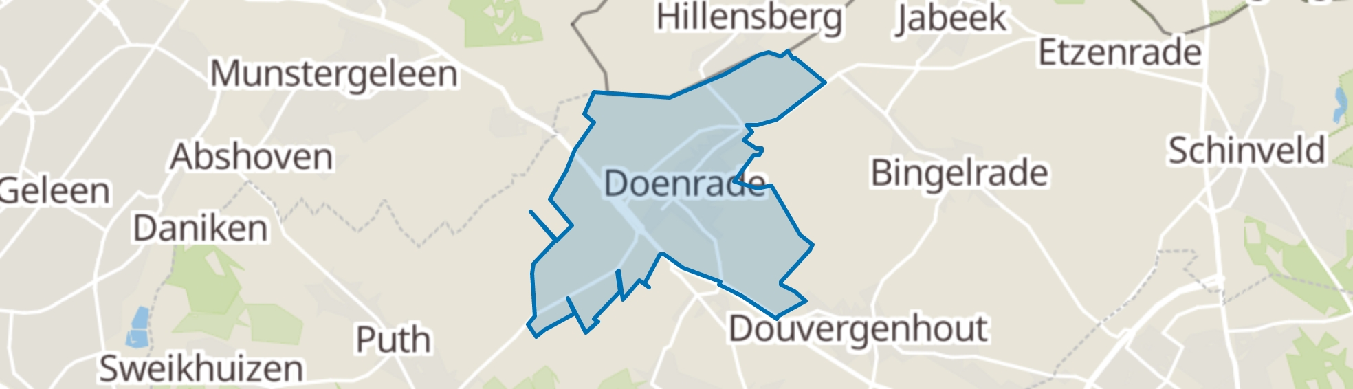 Doenrade map