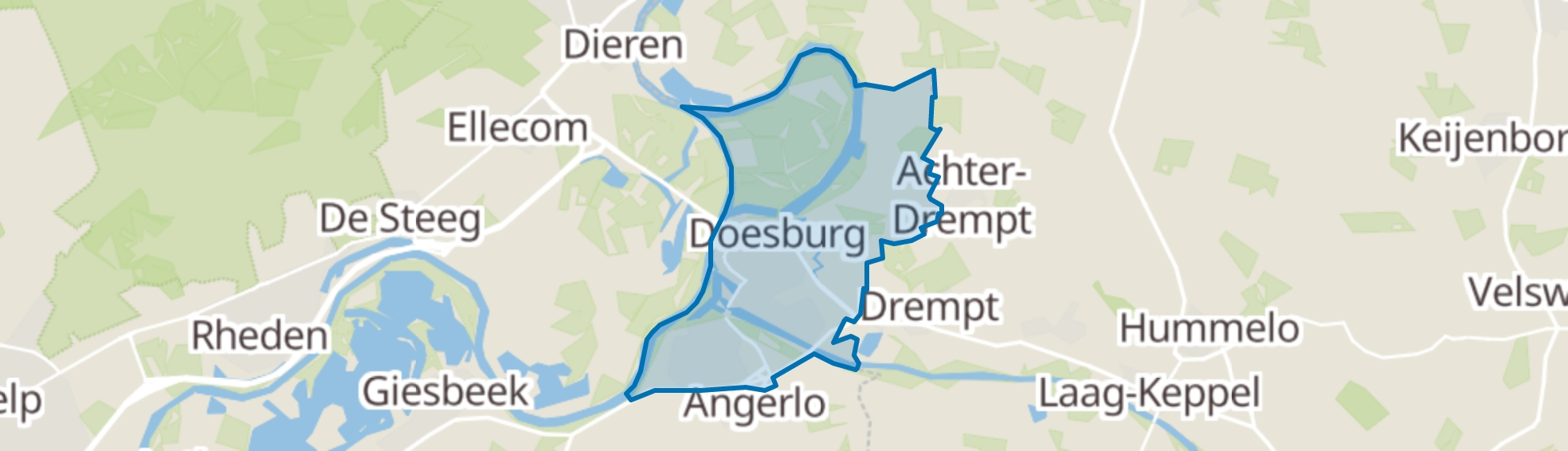 Doesburg map