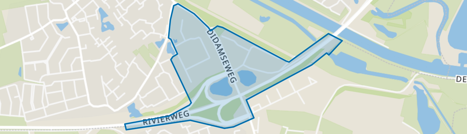 Bedrijventerrein Beinum, Doesburg map