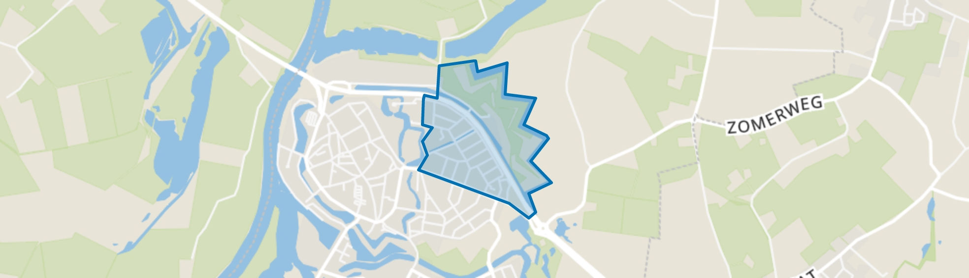 Noordelijk Molenveld, Doesburg map