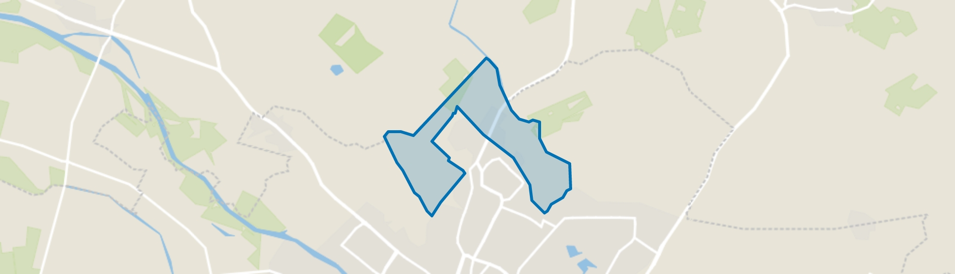 Buitengebied - De Kruisberg, Doetinchem map
