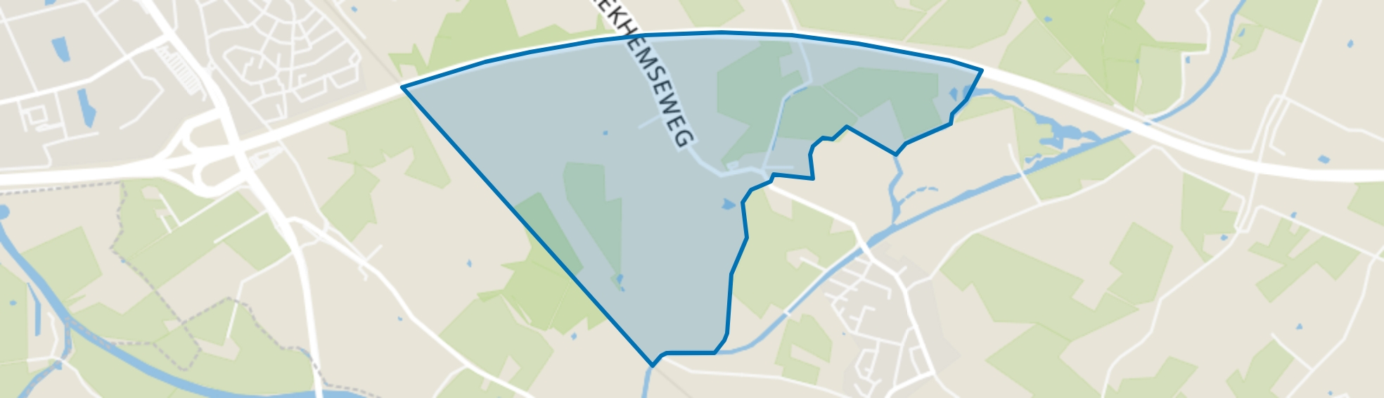 Buitengebied - de Wrange, Doetinchem map