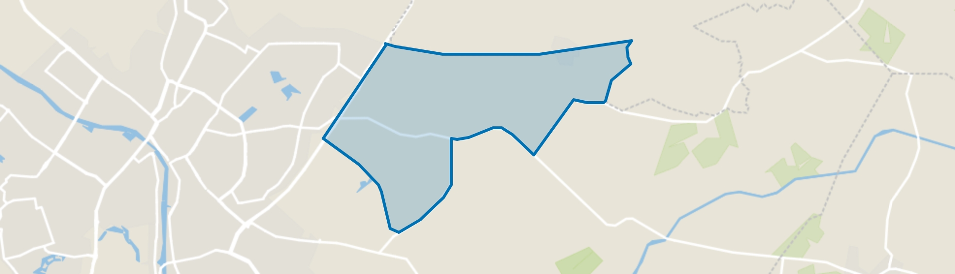 Buitengebied - IJzevoorde, Doetinchem map