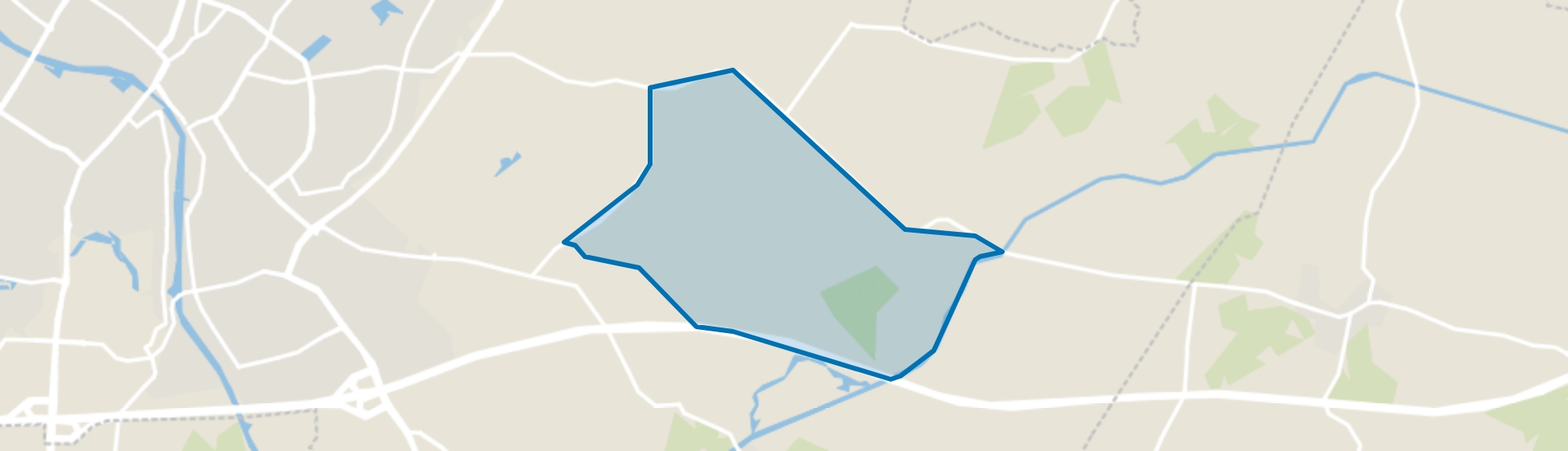 Buitengebied Nutselaer en Abdij, Doetinchem map