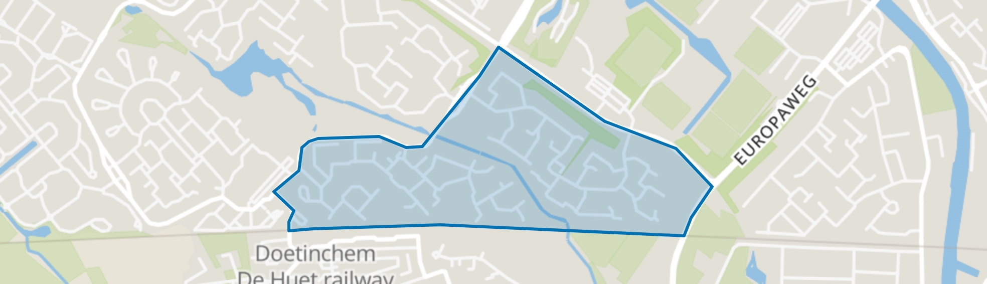 De Huet - fase 1 + 3, Doetinchem map