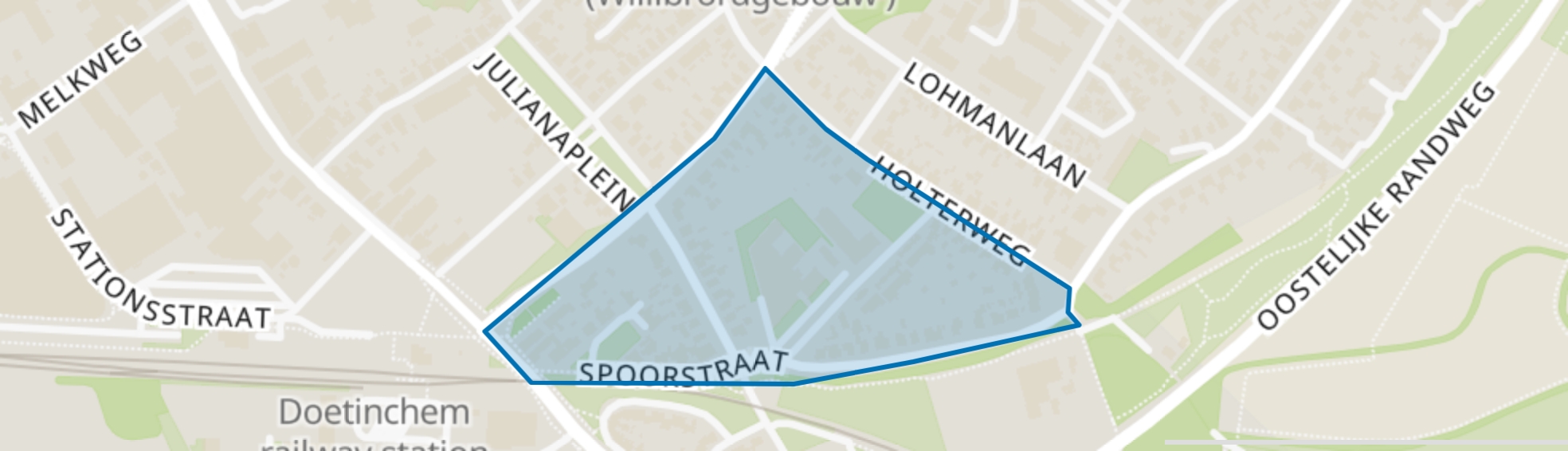 Holterhoek, Doetinchem map