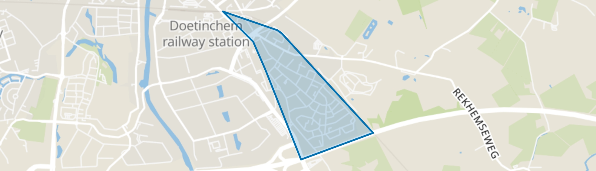 Oosseld en Vijverberg-Zuidwest, Doetinchem map