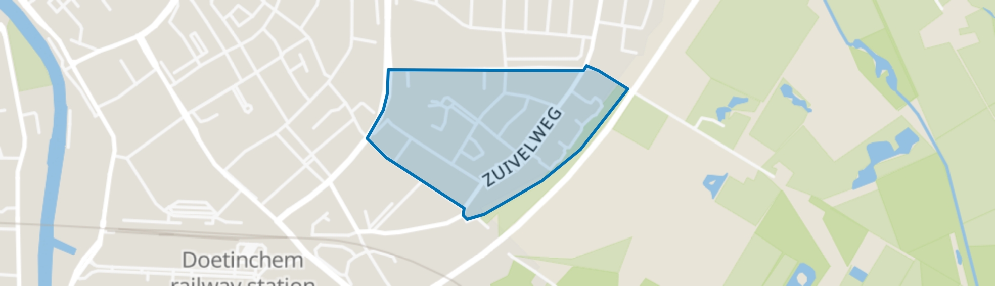 Schöneveld - zuid, Doetinchem map