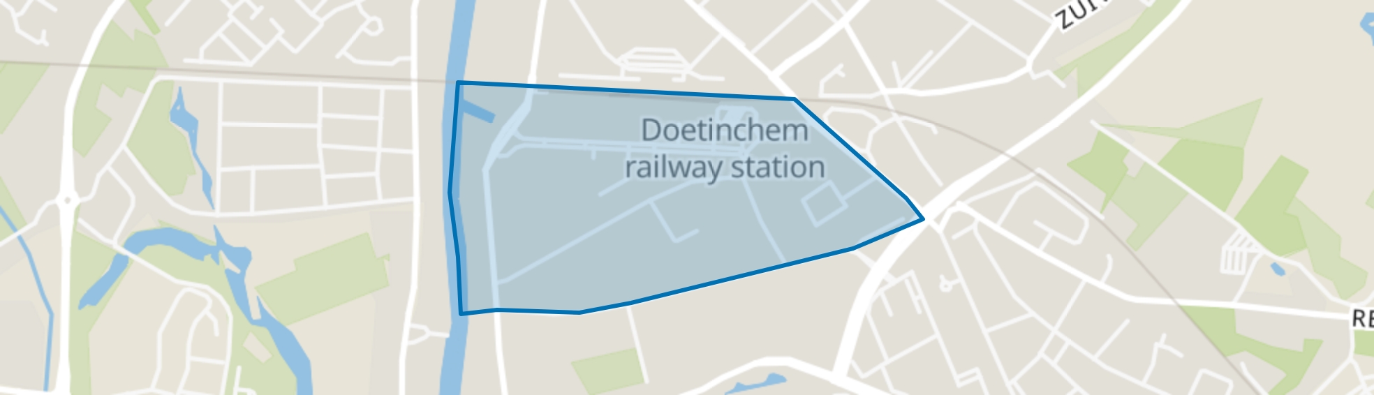Verheulsweide - noord, Doetinchem map