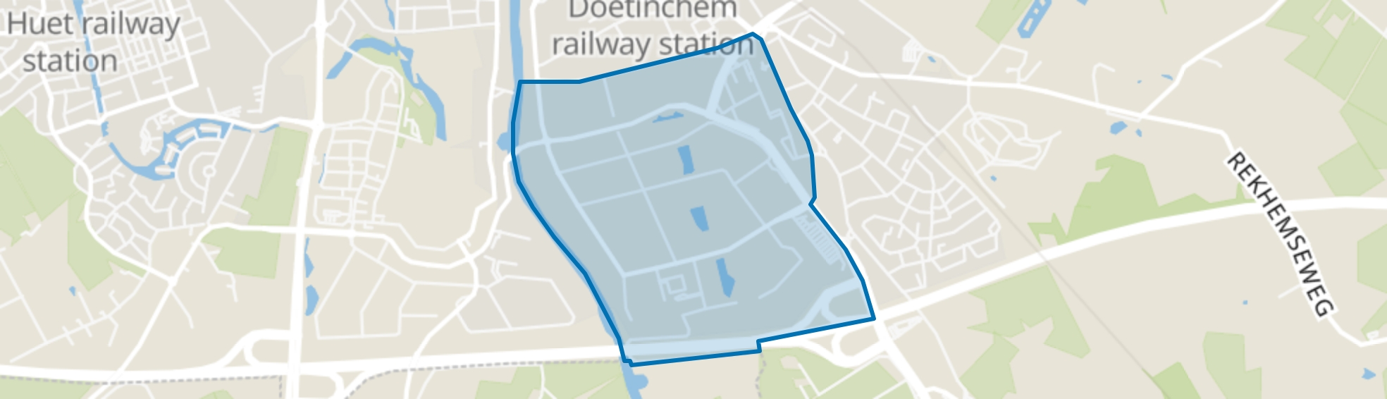 Verheulsweide - zuid, Doetinchem map