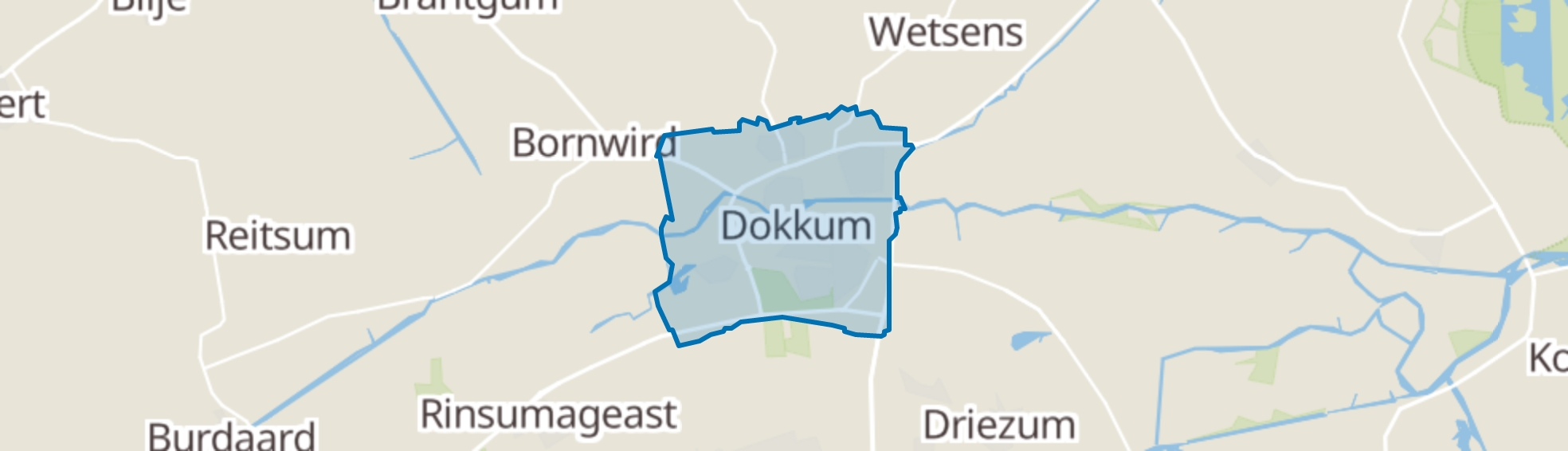 Dokkum map