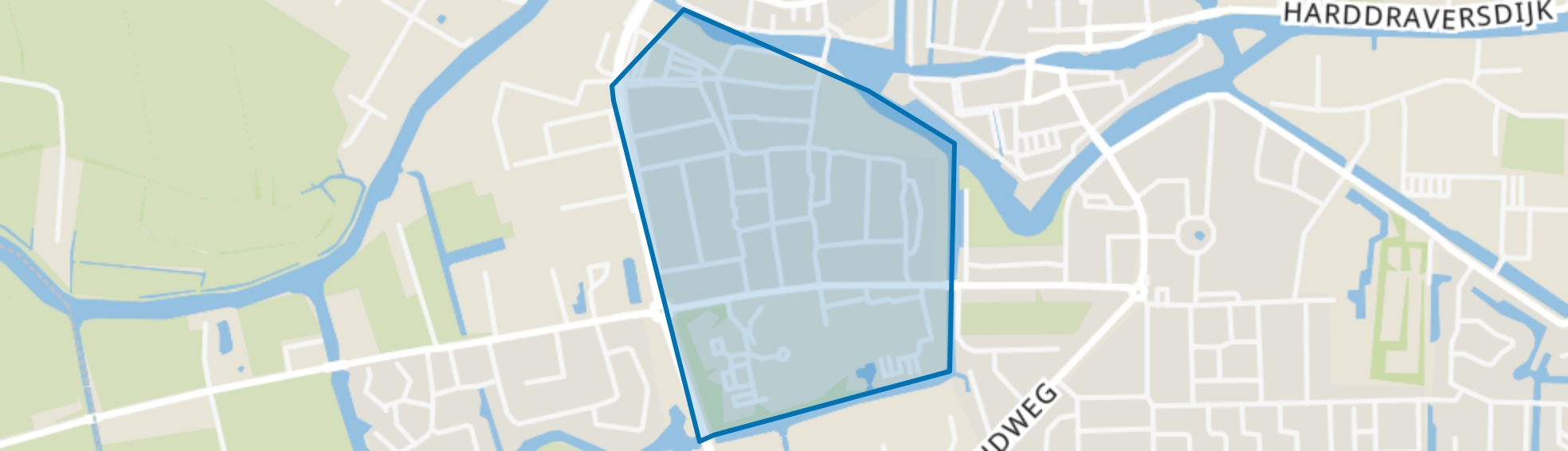 Dokkum Hoedemakerspolder, Dokkum map