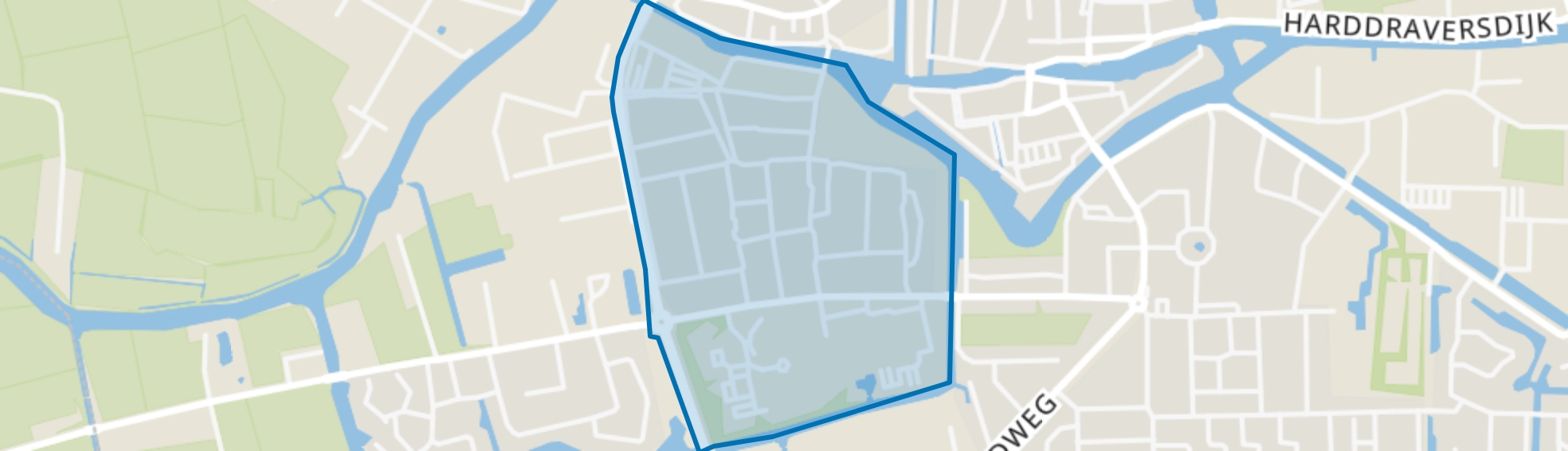 Dokkum Hoedemakerspolder, Dokkum map