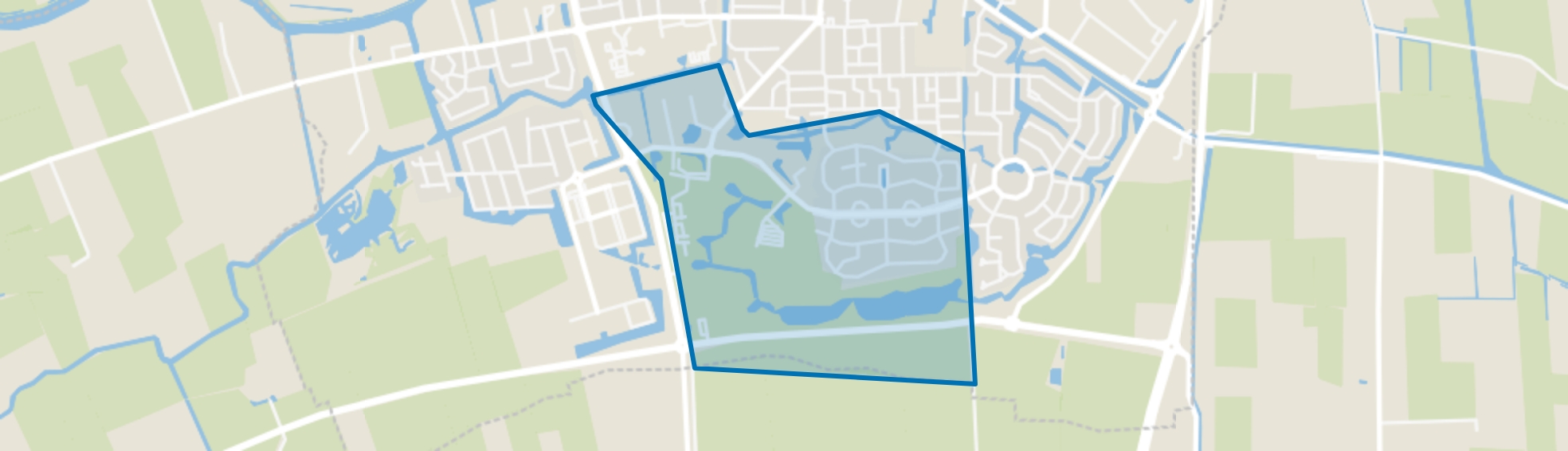 Dokkum Jantjeszeepolder, Dokkum map