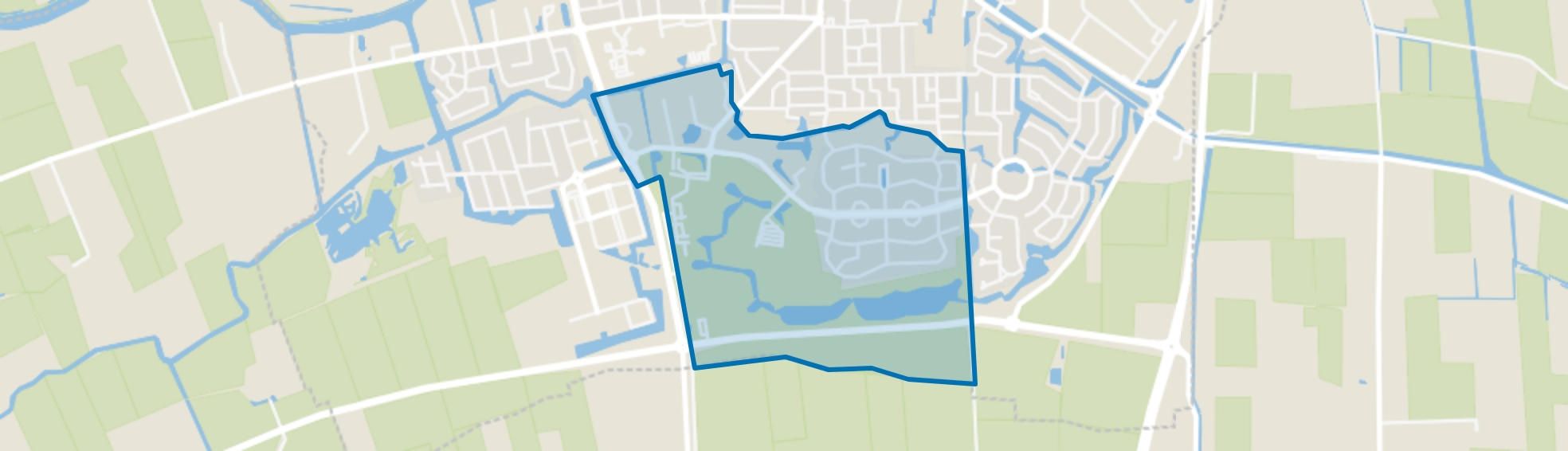 Dokkum Jantjeszeepolder, Dokkum map