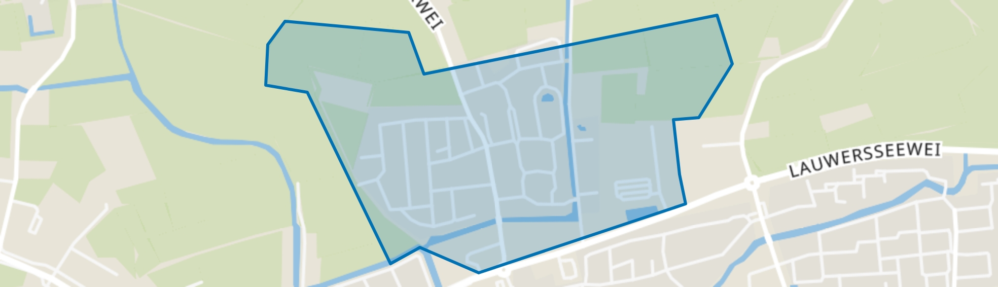 Dokkum Weeshuislanden, Dokkum map