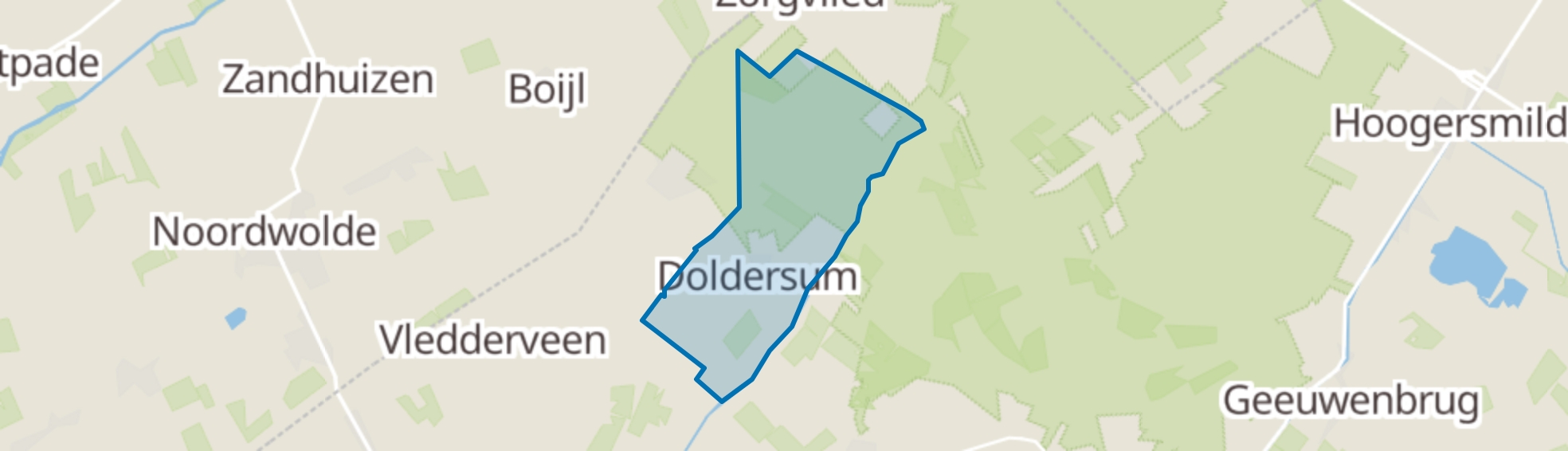 Doldersum map