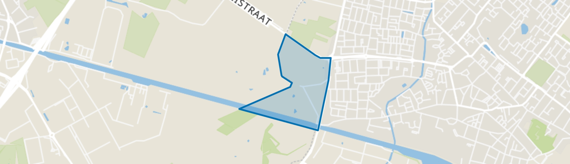 Buitengebied West 1, Dongen map