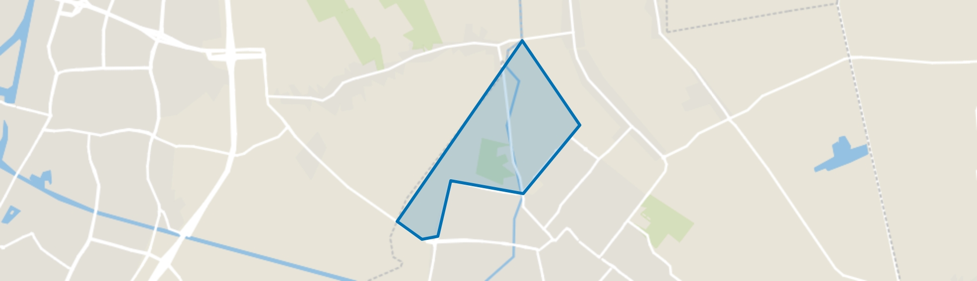 Buitengebied West 2, Dongen map