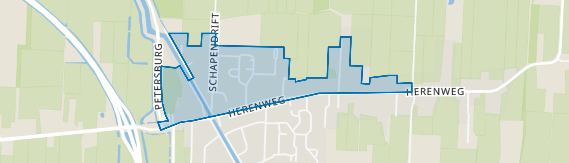 Donkerbroek-Noord, Donkerbroek map