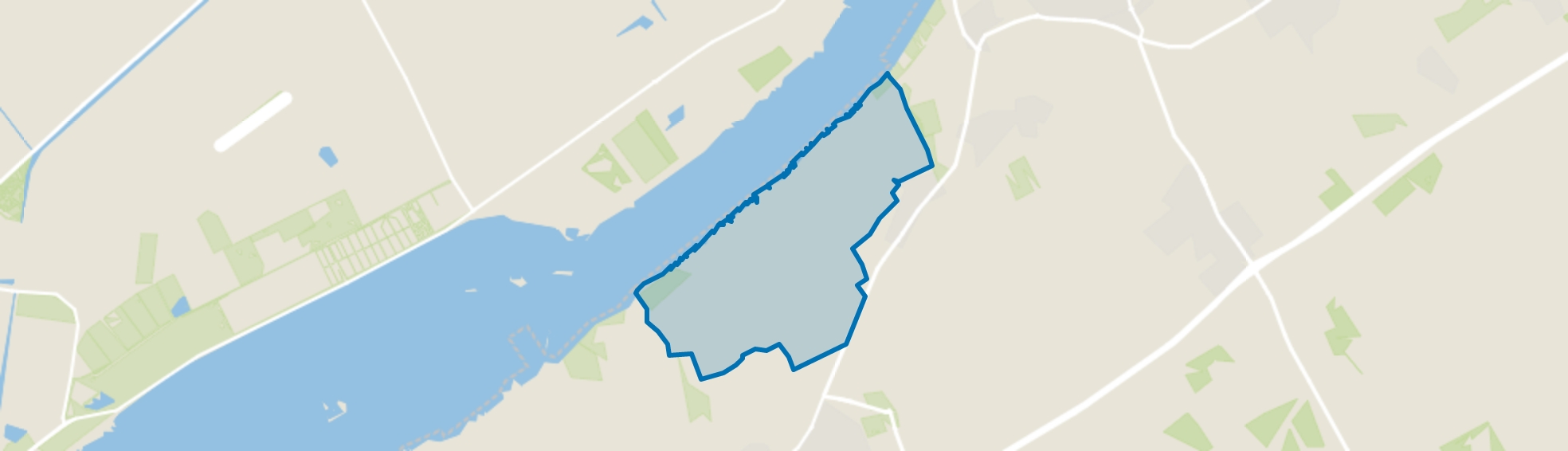 Buitengebied Doornspijk West, Doornspijk map