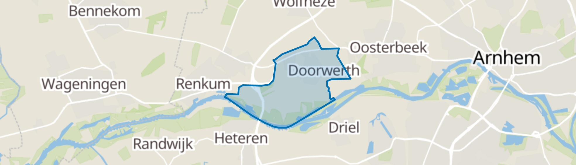 Doorwerth map