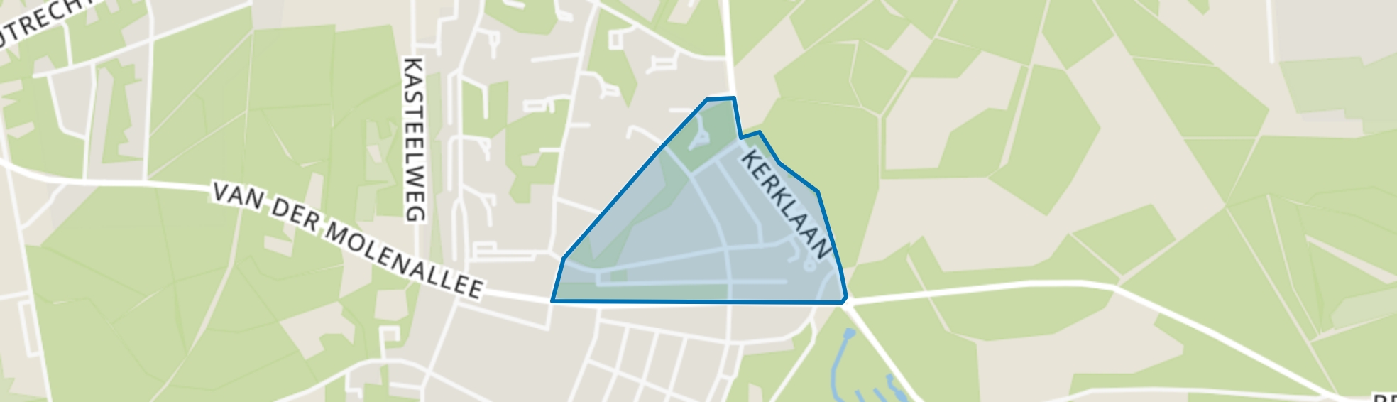 Cardanuslaan, Doorwerth map