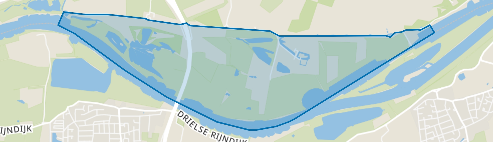 Doorwerthse Waarden, Doorwerth map