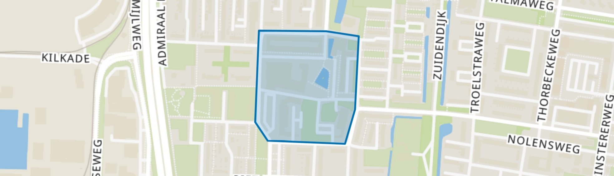 Admiraalsplein, Dordrecht map