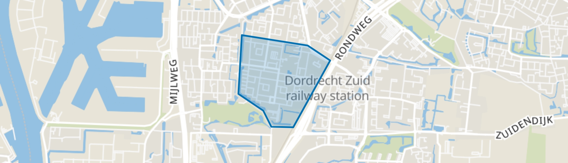 Crabbehof-Zuid, Dordrecht map