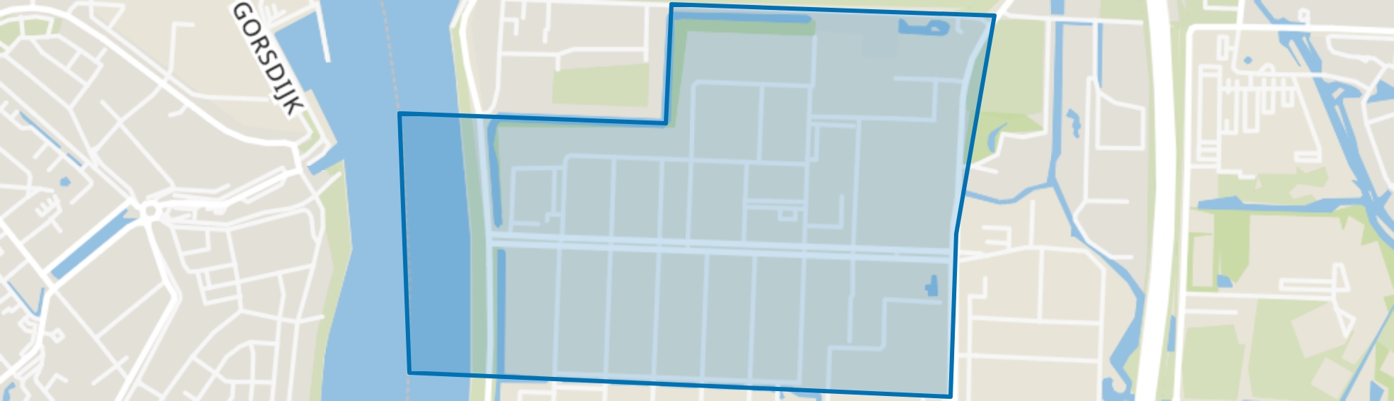 Dordtse Kil I, Dordrecht map
