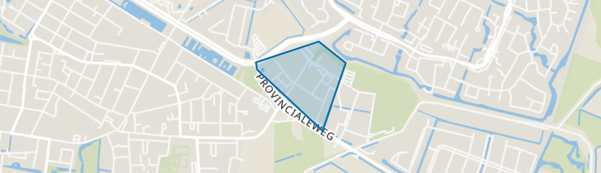 Egstraat en omgeving, Dordrecht map