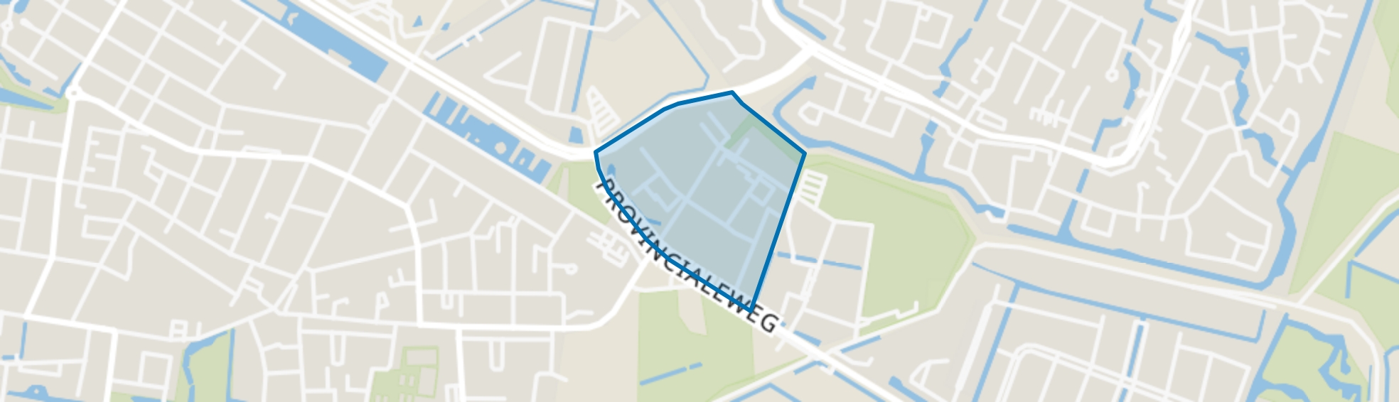 Egstraat en omgeving, Dordrecht map