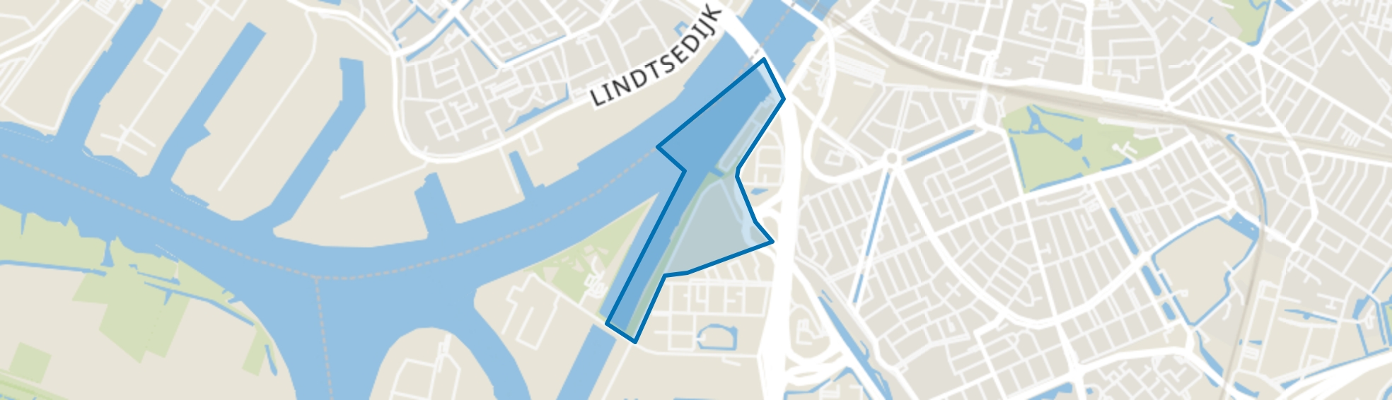 Handelskade en 's-Gravendeelsedijk, Dordrecht map