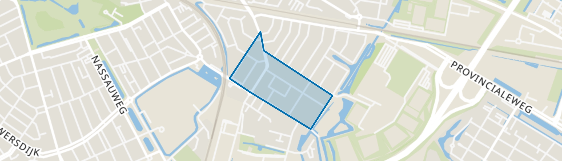 Heysterbachstraat en omgeving, Dordrecht map
