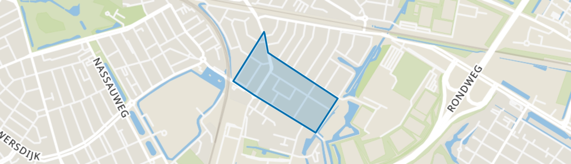 Heysterbachstraat en omgeving, Dordrecht map