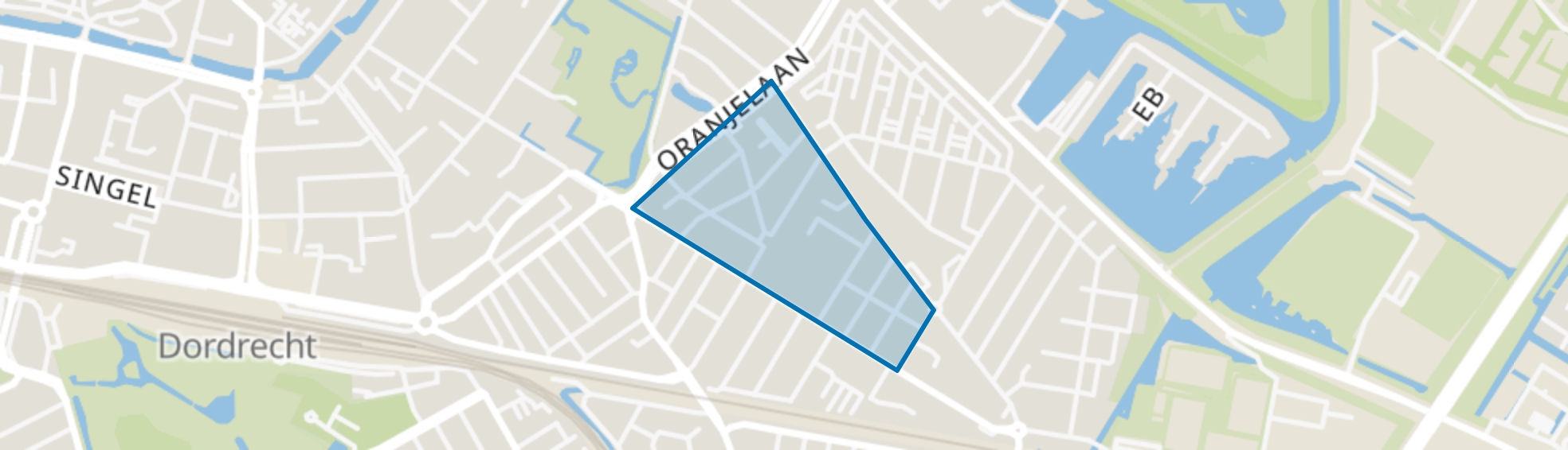 Indische Buurt-Noord, Dordrecht map