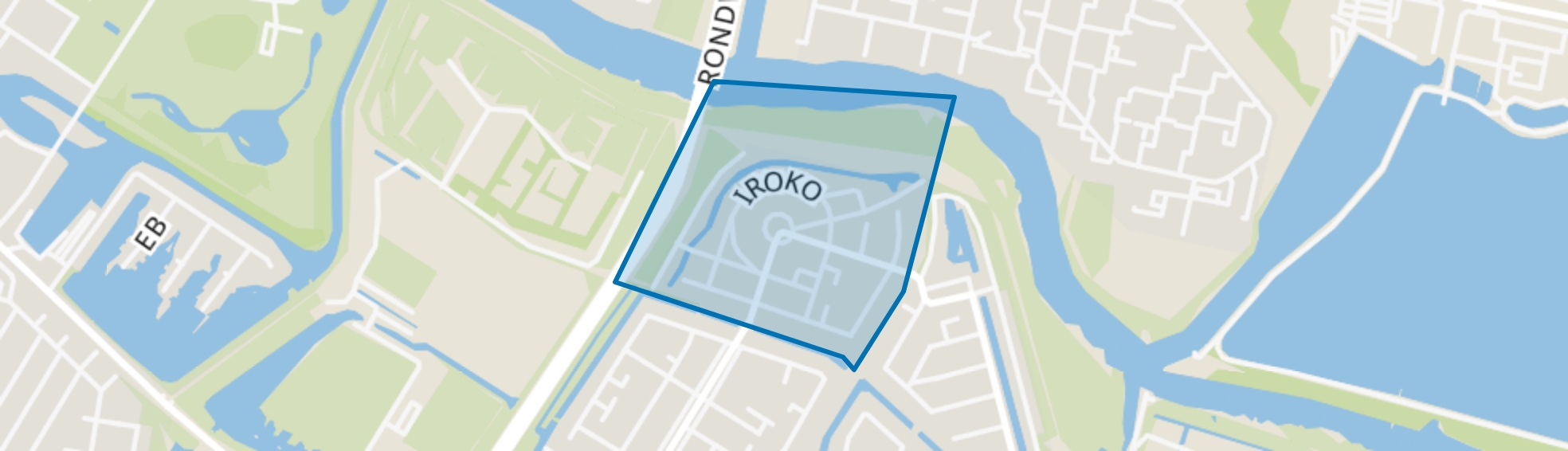 Iroko en omgeving, Dordrecht map